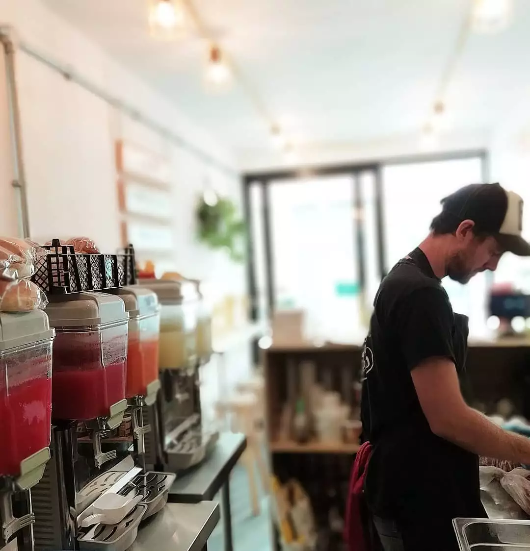 Inside the Squeezed container kitchen